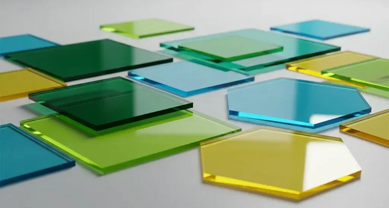 Plexiglass colorato tagliato al laser