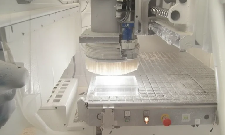 Fresatura di un particolare al pantografo