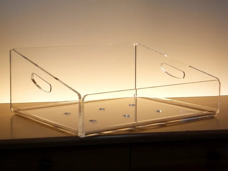 Cesta per il pane in plexiglass trasparente