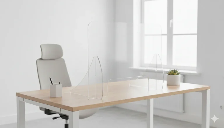 Barriera parafiato in plexiglass realizzata da LGPLAST — foto 2